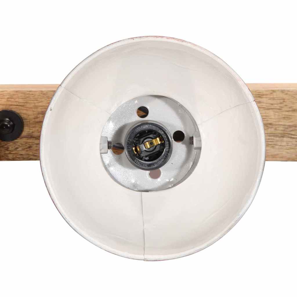 Wall Lamp 25 W Distressed Red 90x25 cm E27