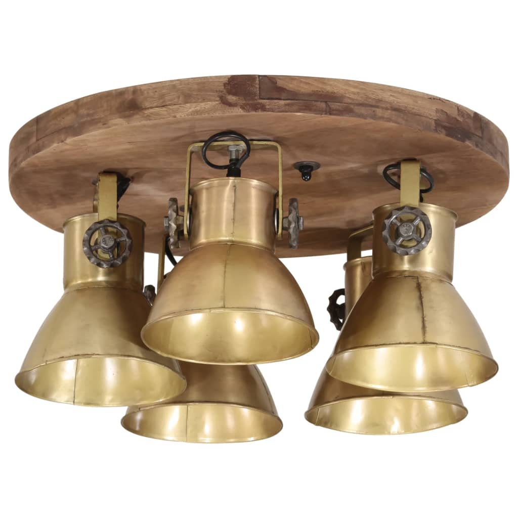 Ceiling Lamp 25 W Antique Brass 50x50x25 cm E27