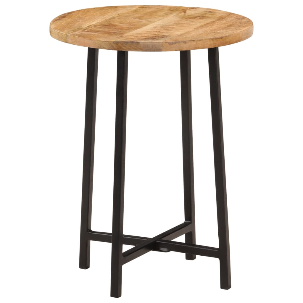 Coffee Table 35x35x45 cm Solid Wood Mango and Iron