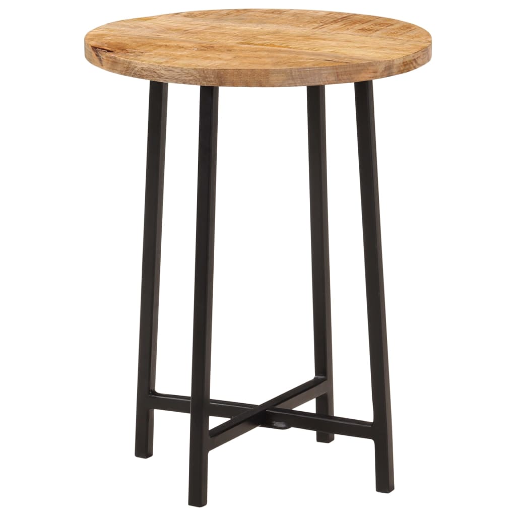 Coffee Table 35x35x45 cm Solid Wood Mango and Iron