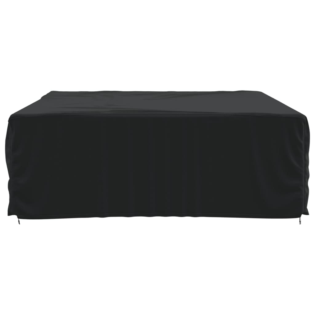 vidaXL Garden Furniture Cover Black 350x260x90cm 420D Oxford