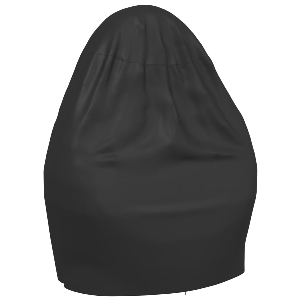 Double Egg Chair Cover Black Ø 146x210 cm 420D Oxford