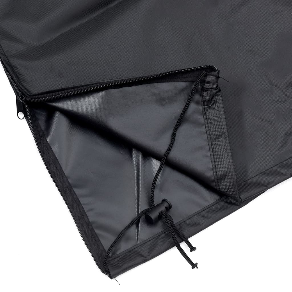 Heater Cover Pyramid Shaped Black 58x58x228 cm 420D Oxford
