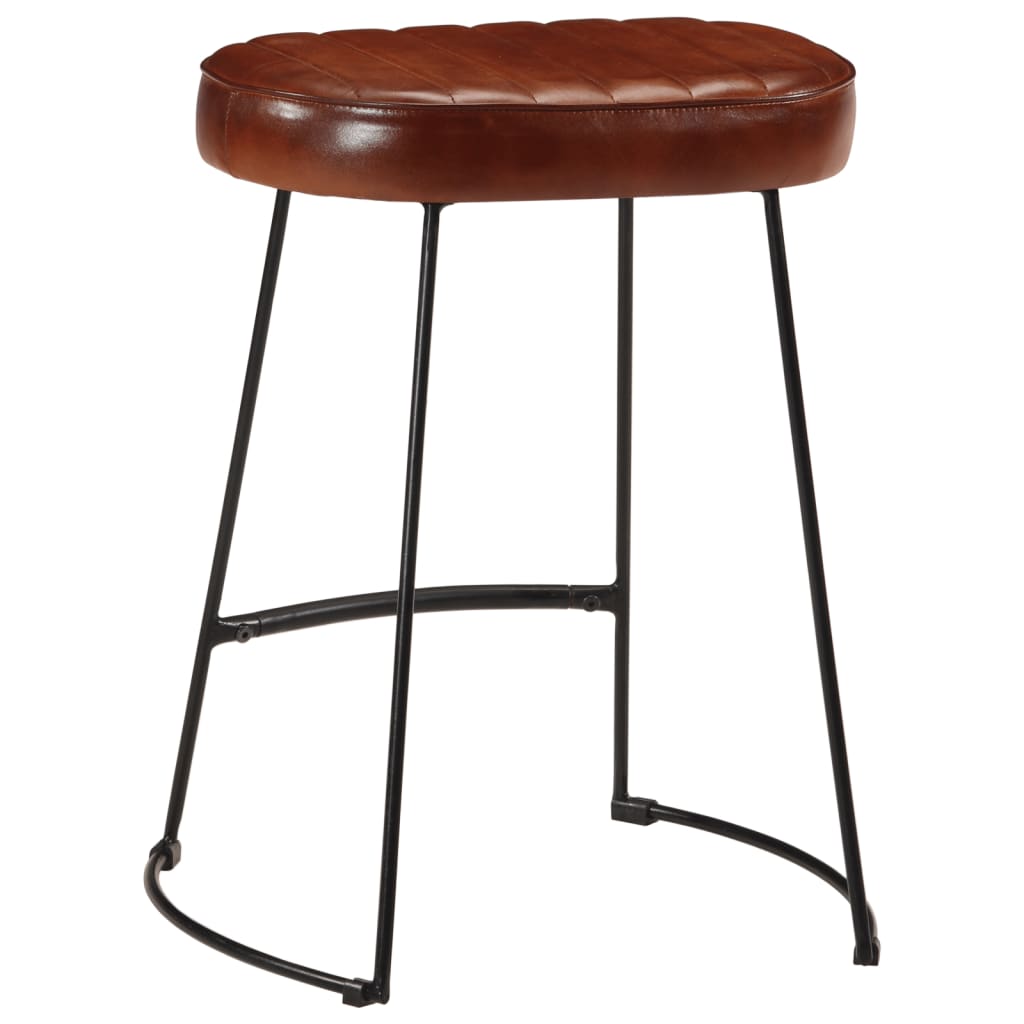 vidaXL Bar Stools 2 pcs Dark Brown 40x29.5x53 cm