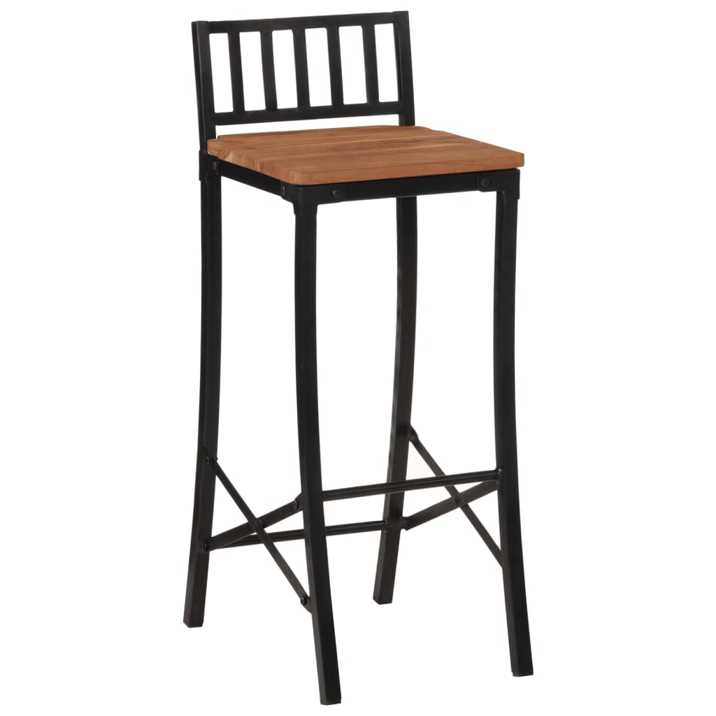 vidaXL Bar Chairs 4 pcs Solid Wood Acacia