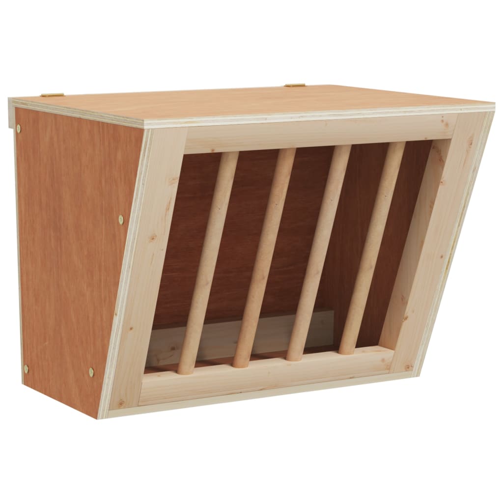 Rabbit Hay Feeder 25x18.5x20.5 cm Solid Wood Fir