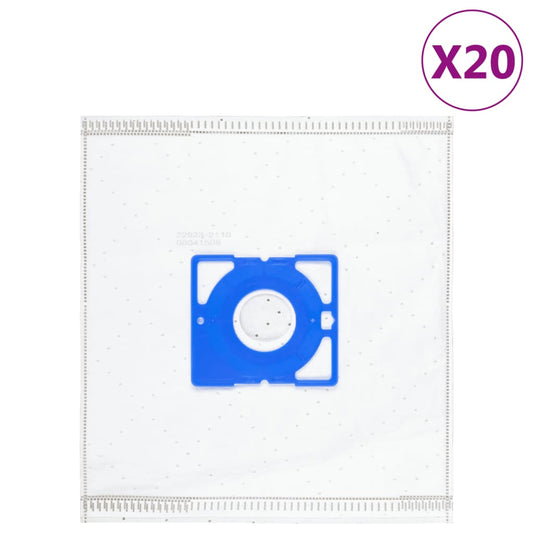 vidaXL Vacuum Cleaner Bags for Uni bag 20 pcs