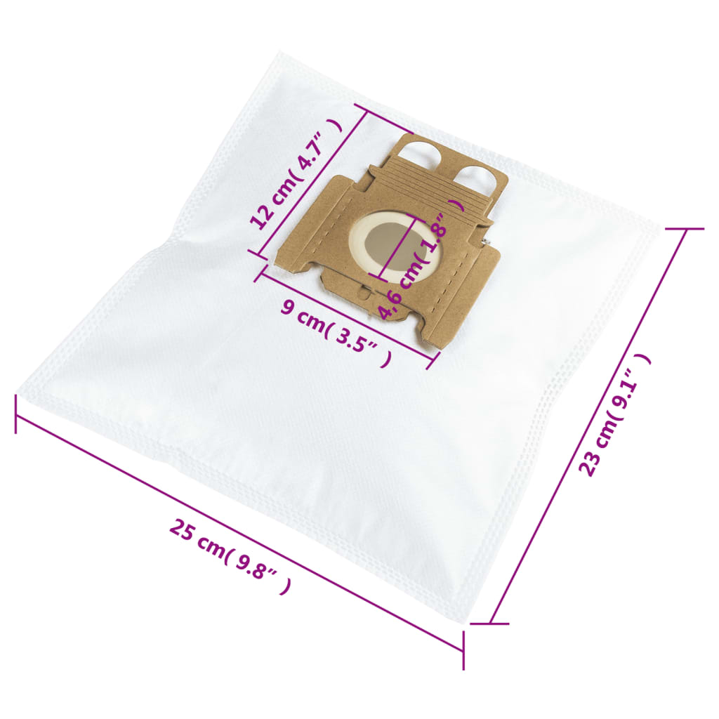 vidaXL Vacuum Cleaner Bags for Miele K 20 pcs