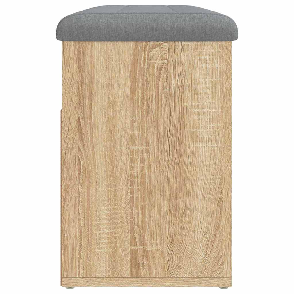 Shoe Bench Sonoma Oak 82x32x45.5 cm Engineered Wood