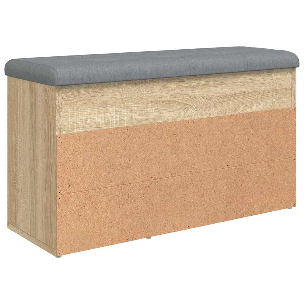 Shoe Bench Sonoma Oak 82x32x45.5 cm Engineered Wood