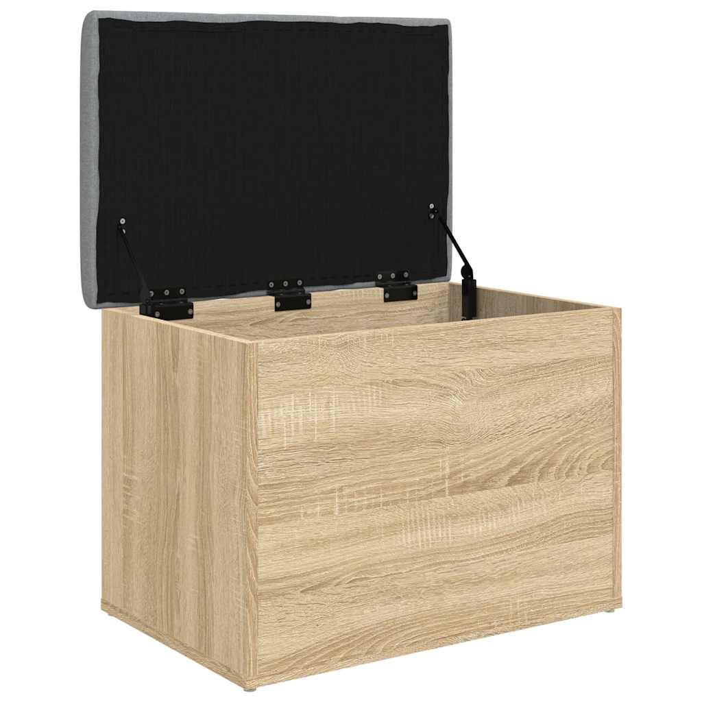 Storage Bench Sonoma Oak 62x42x45 cm Engineered Wood