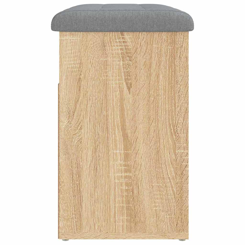 Shoe Bench Sonoma Oak 62x32x50 cm Engineered Wood