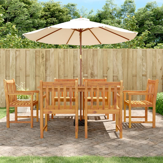 Garden Chairs 6 pcs 56x55,5x90 cm Solid Wood Acacia