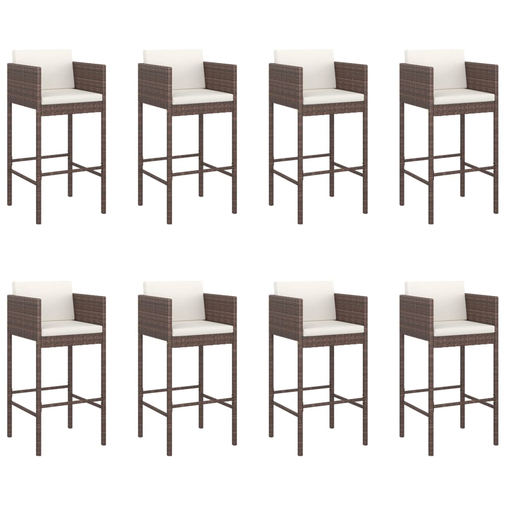 Garden Bar Set | Brown, Black, Cream White