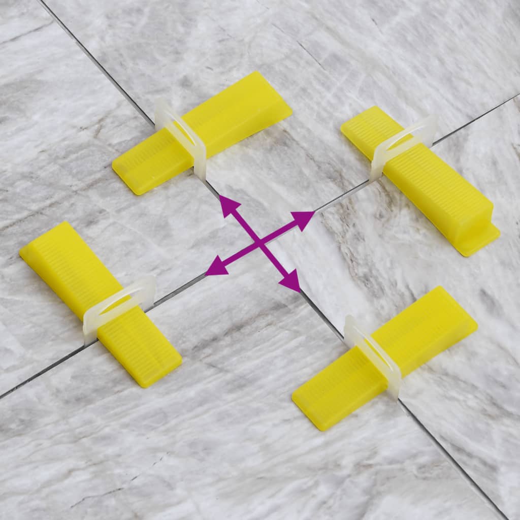 Tile Levelling Clips 2500 pcs 1 mm