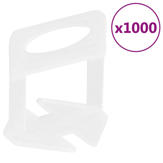 Tile Levelling Clips 1000 pcs 1.5 mm
