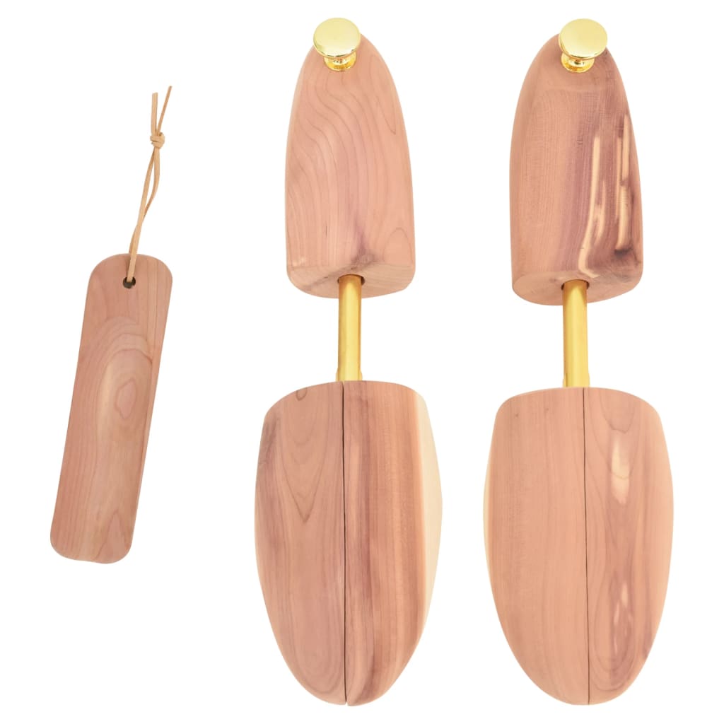 Shoe Stretcher with Shoe Horn EU 44-45 Solid Wood Cedar