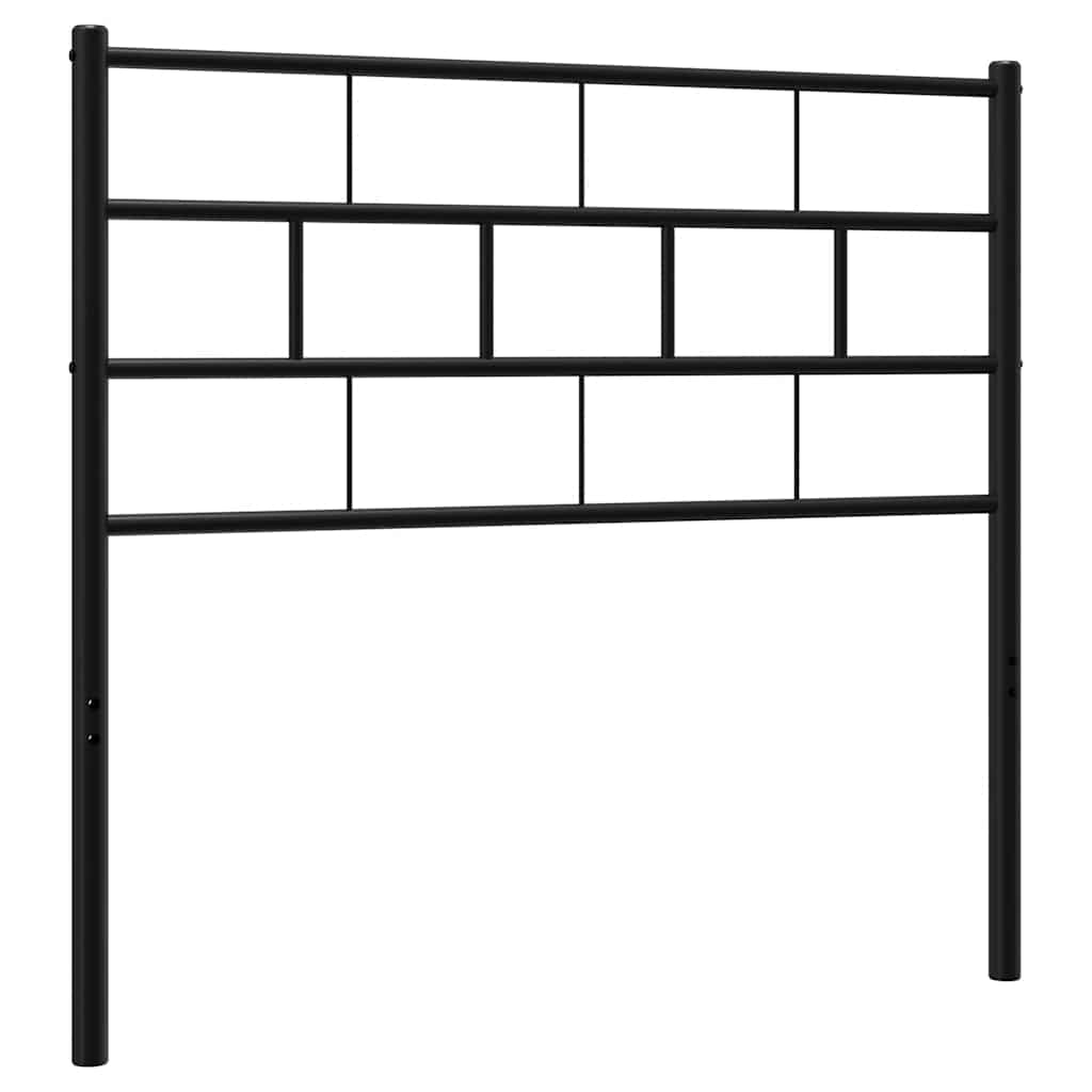 Metal Replace Headboard Black 75 cm