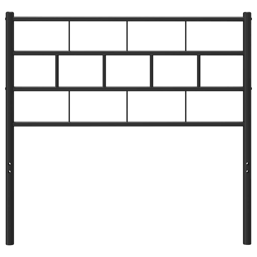 Metal Replace Headboard Black 75 cm