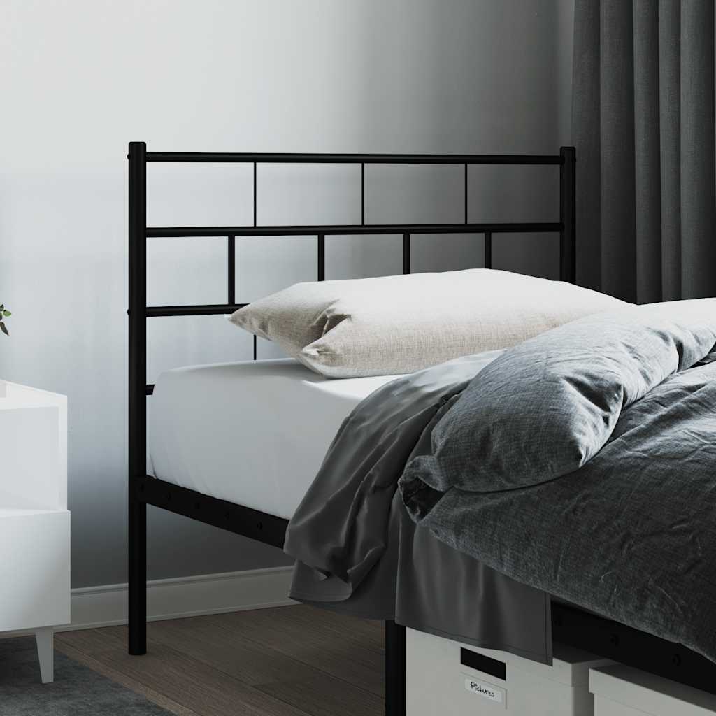 Metal Replace Headboard Black 75 cm