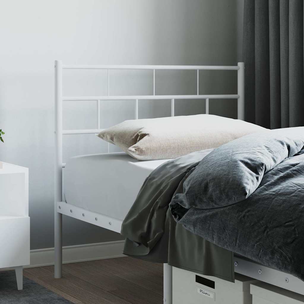 Metal Replace Headboard White 75 cm