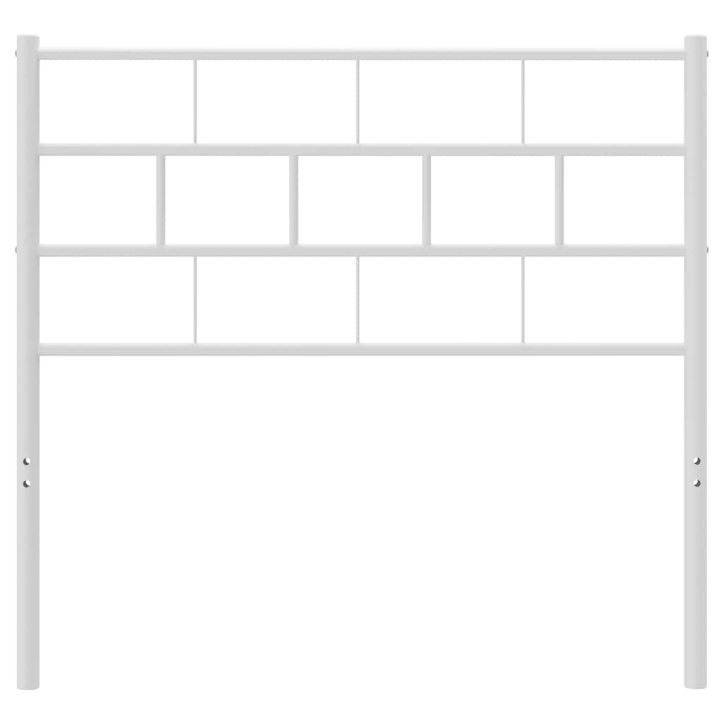 Metal Replace Headboard White 80 cm