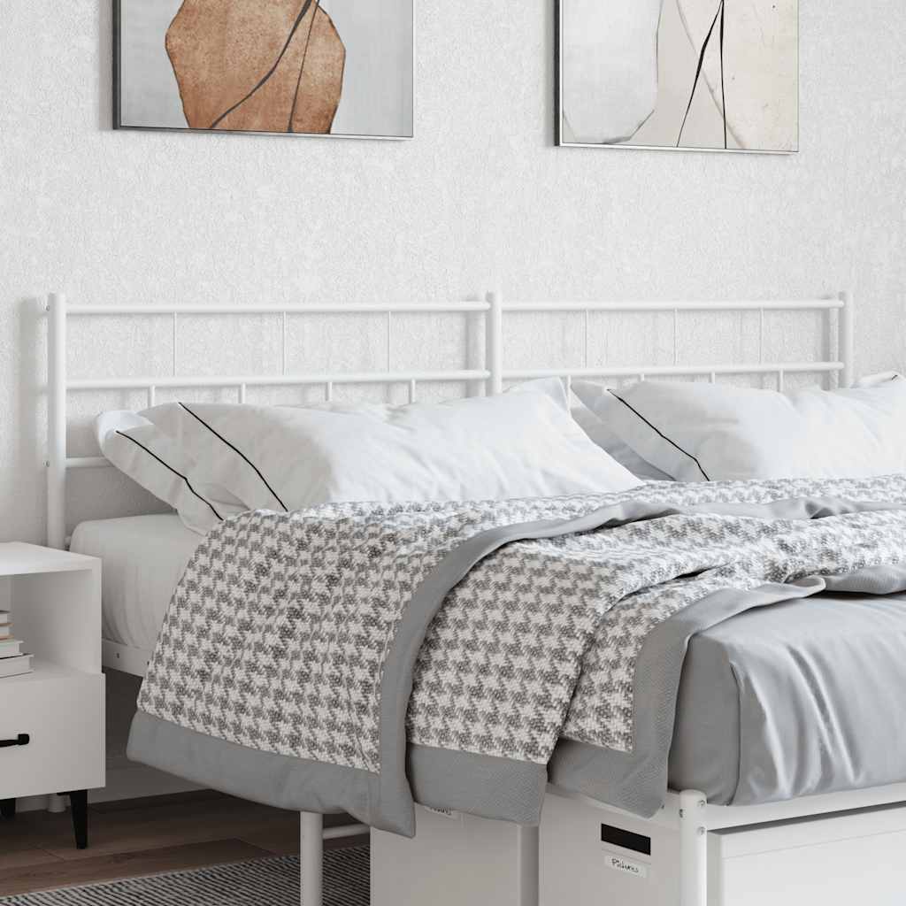 Metal Replace Headboard White 160 cm