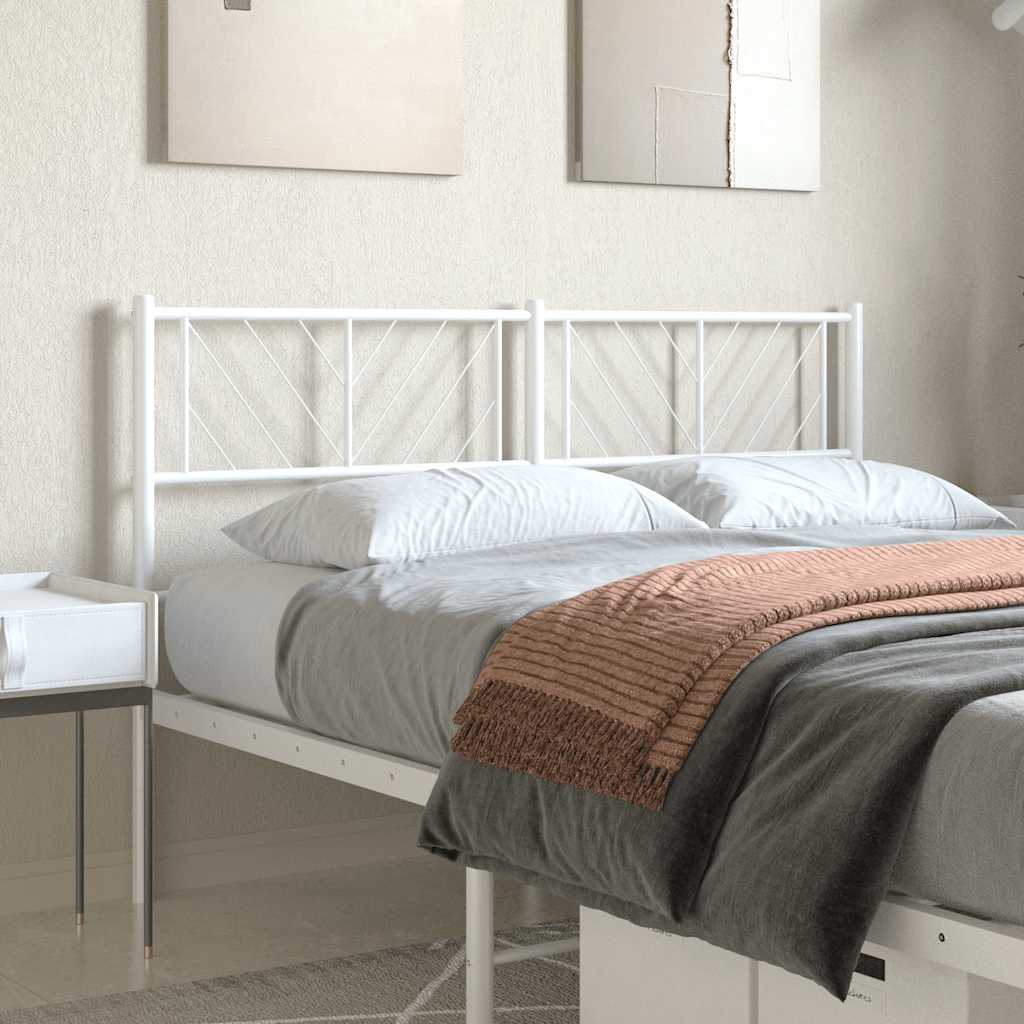 Metal Replace Headboard White 120 cm