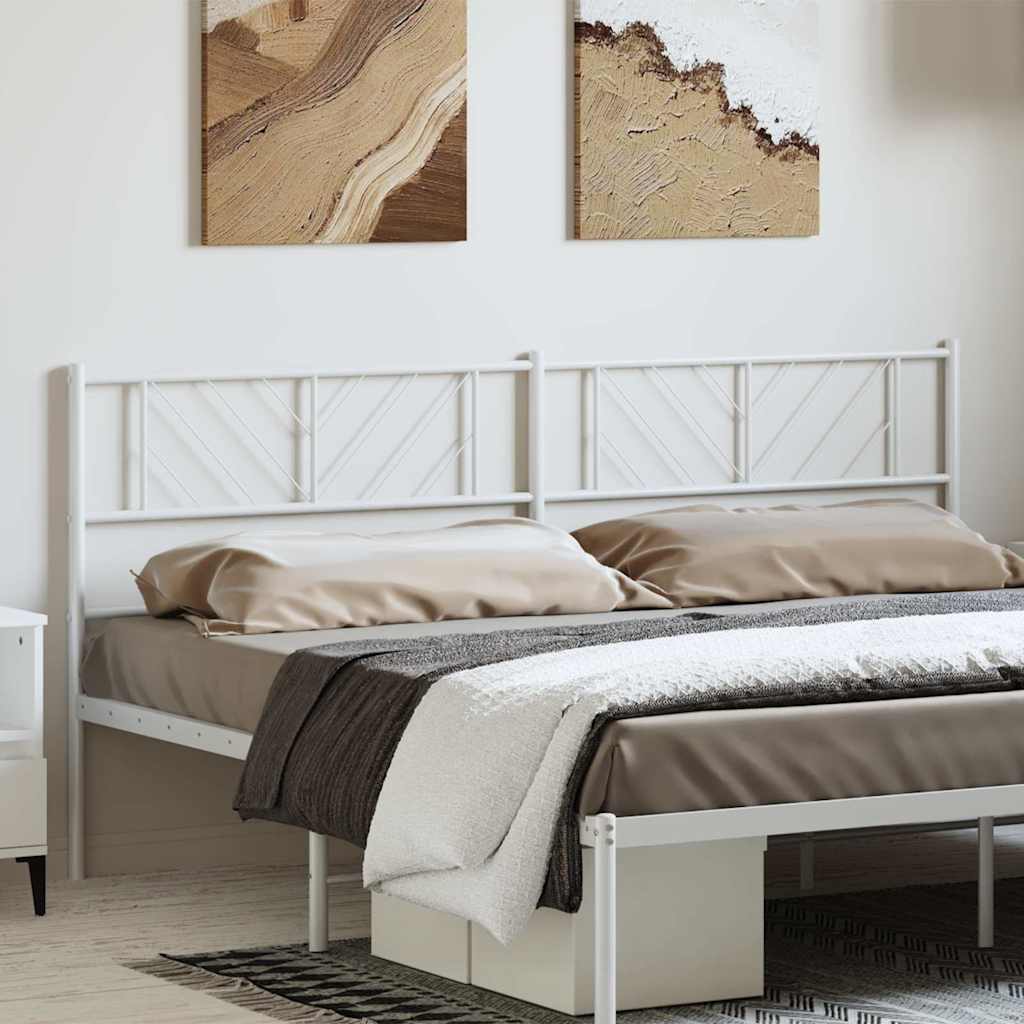 Metal Replace Headboard White 193 cm