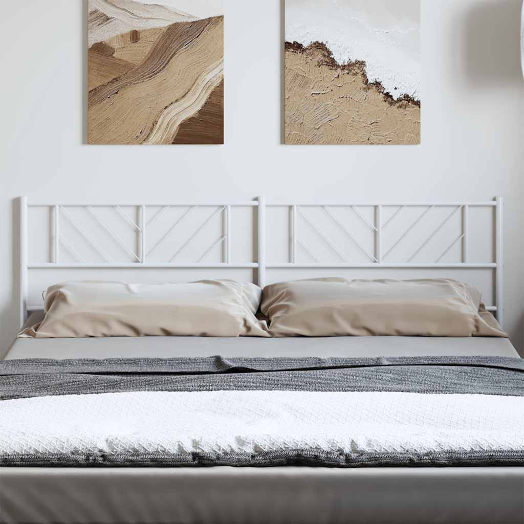 Metal Replace Headboard White 193 cm
