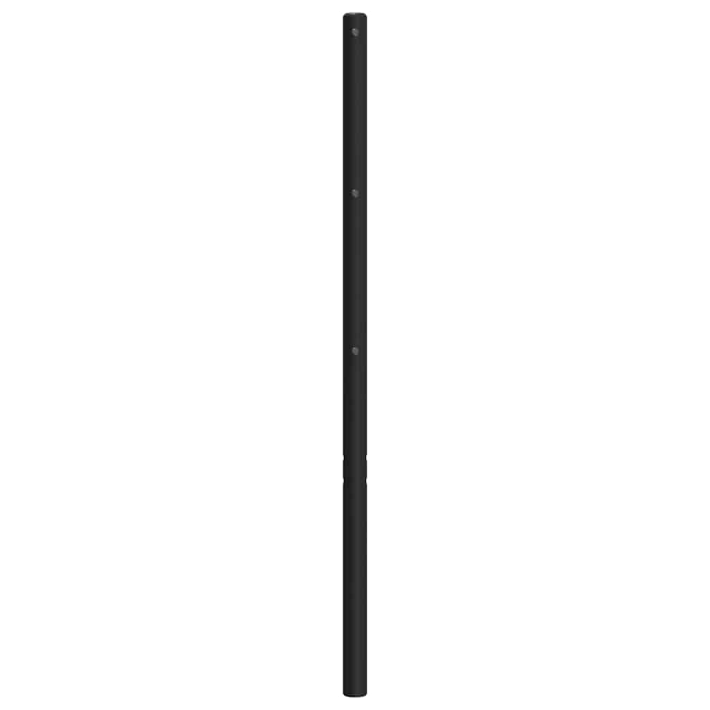 Metal Replace Headboard Black 193 cm