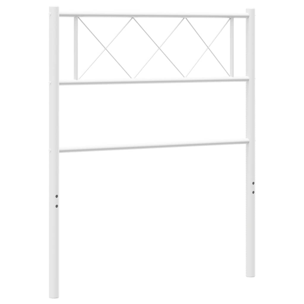 Metal Replace Headboard White 100 cm
