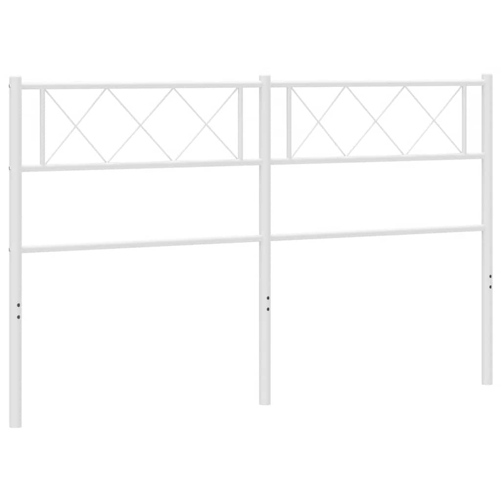 Metal Replace Headboard White 135 cm