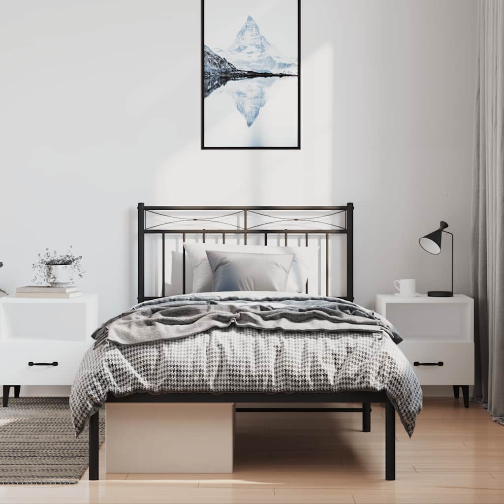 Metal Replace Headboard White 193 cm