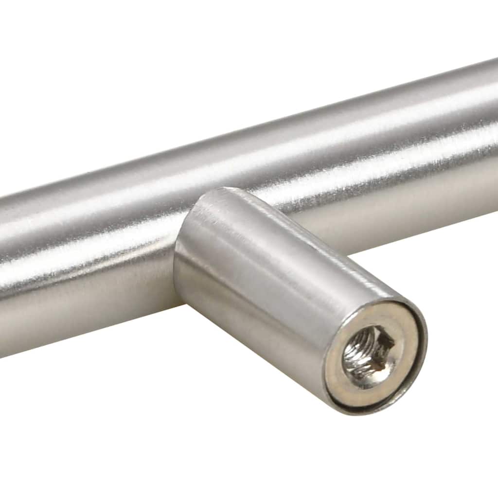 Cabinet Handles 10 pcs Silver 160 mm Stainless Steel