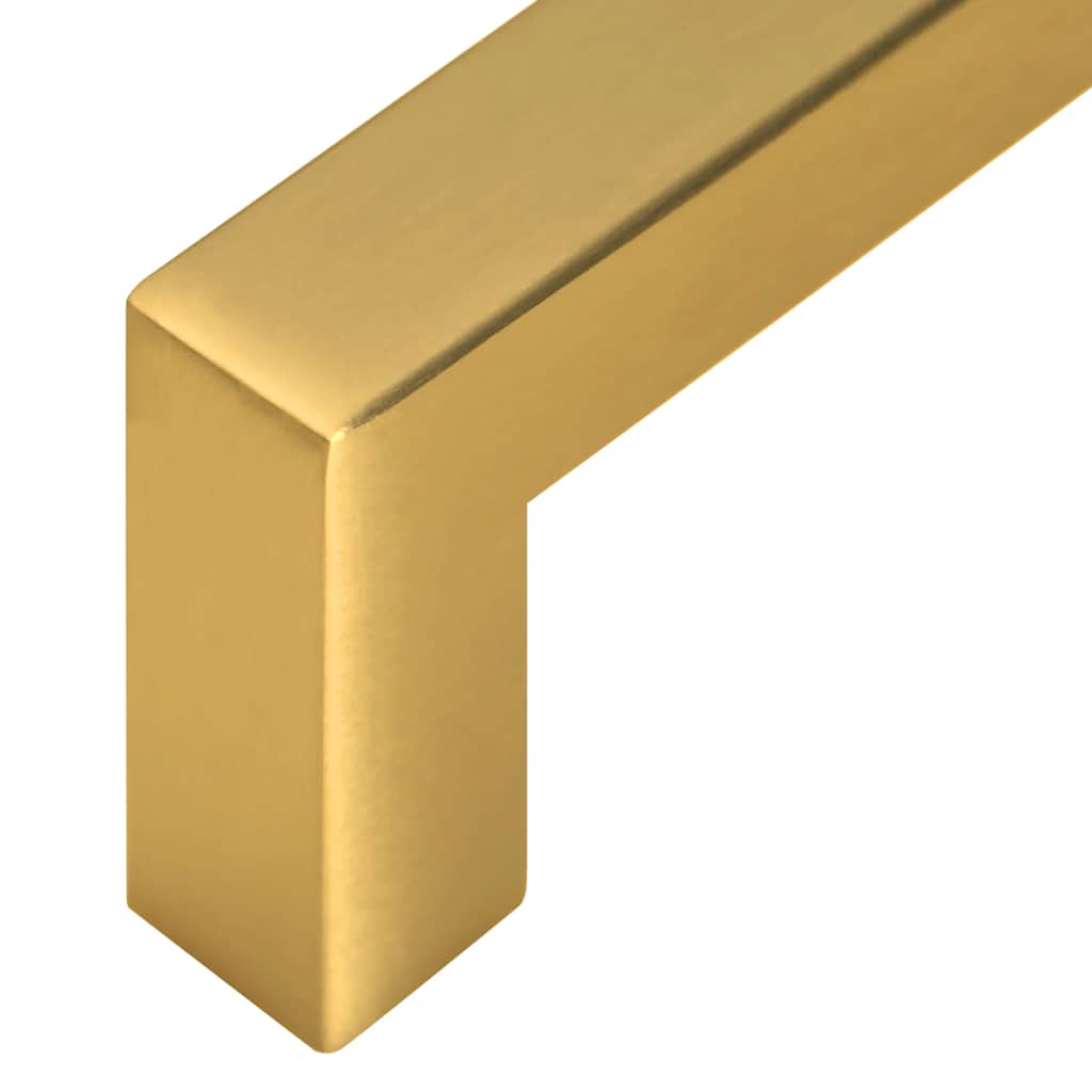 Cabinet Handles 5 pcs Gold 224 mm Stainless Steel