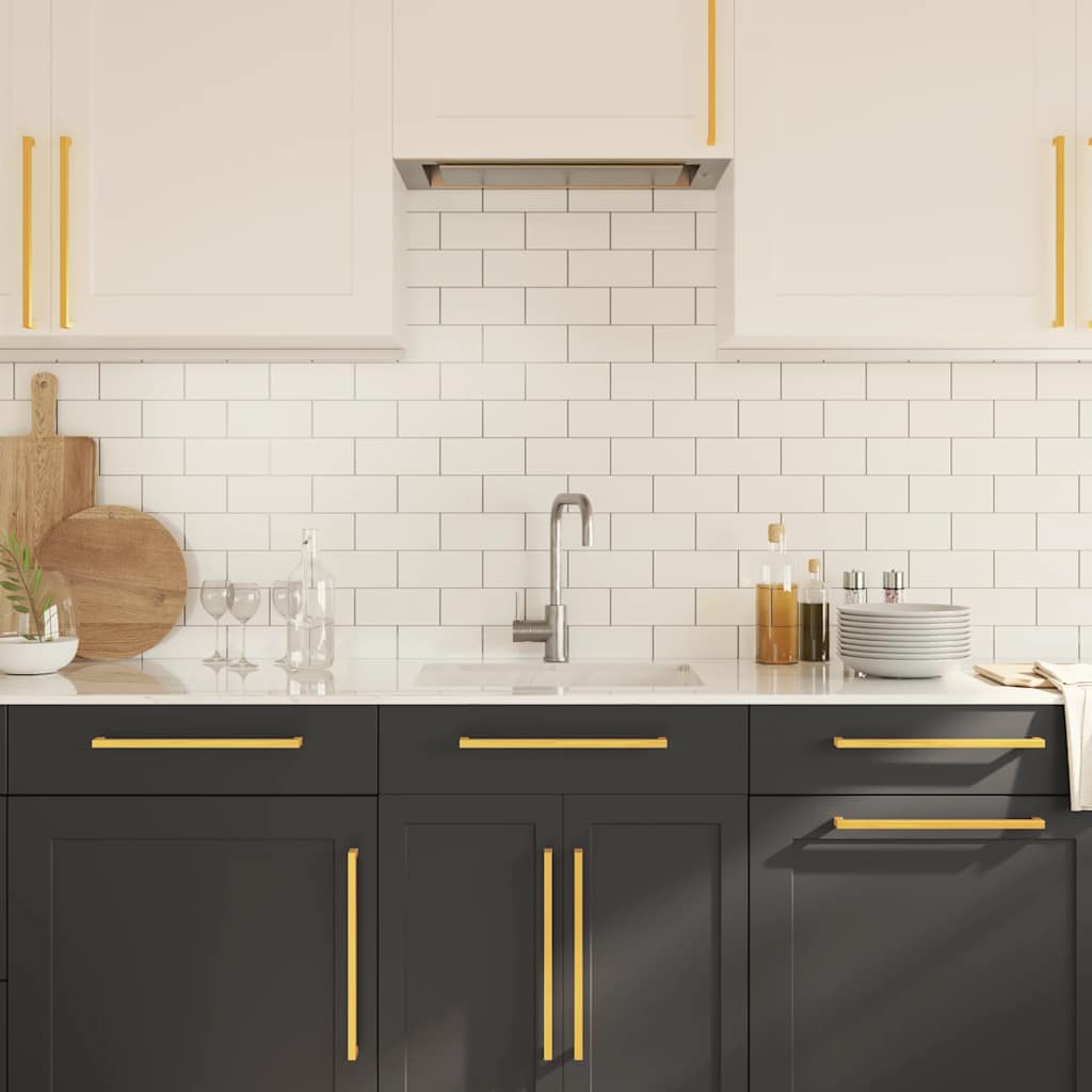 Cabinet Handles 5 pcs Gold 320 mm Stainless Steel