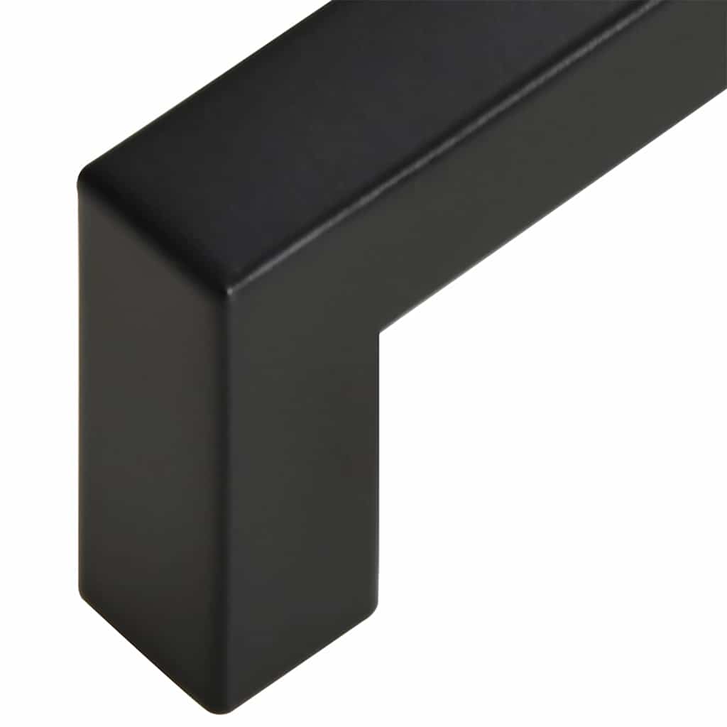 Cabinet Handles 5 pcs Black 224 mm Stainless Steel