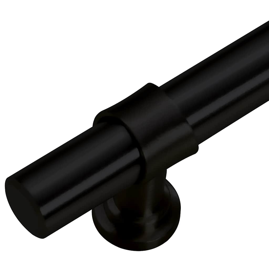 Cabinet Handles 5 pcs Black 480 mm Stainless Steel