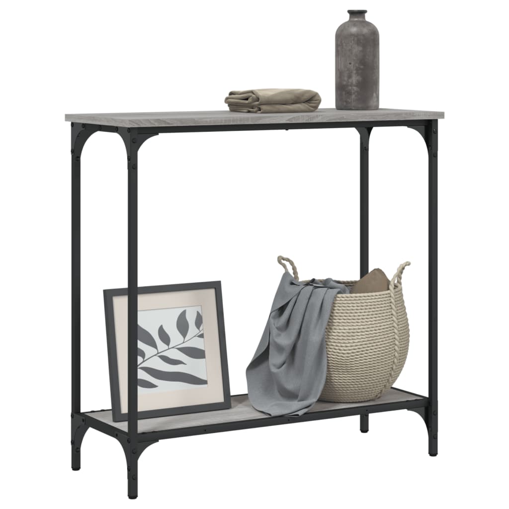Console Table Grey Sonoma 75x30,5x75 cm Engineered Wood