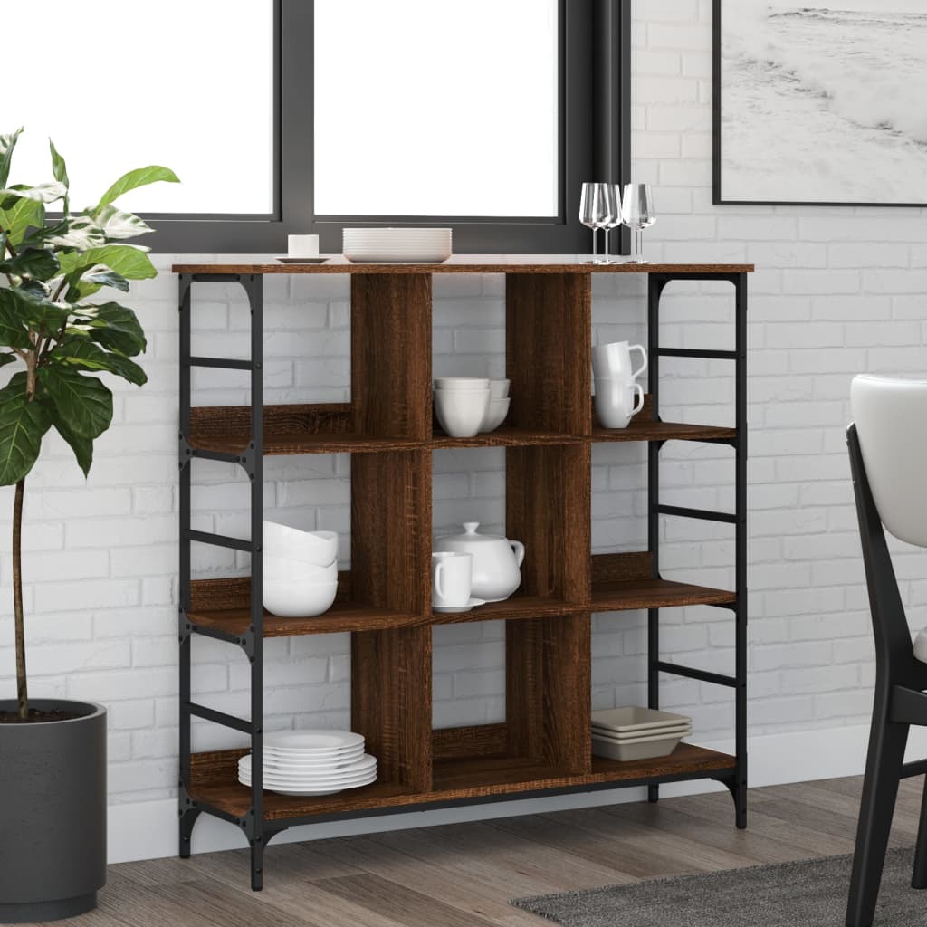 Sideboard Brown Oak 102x32x103,5 cm Engineered Wood