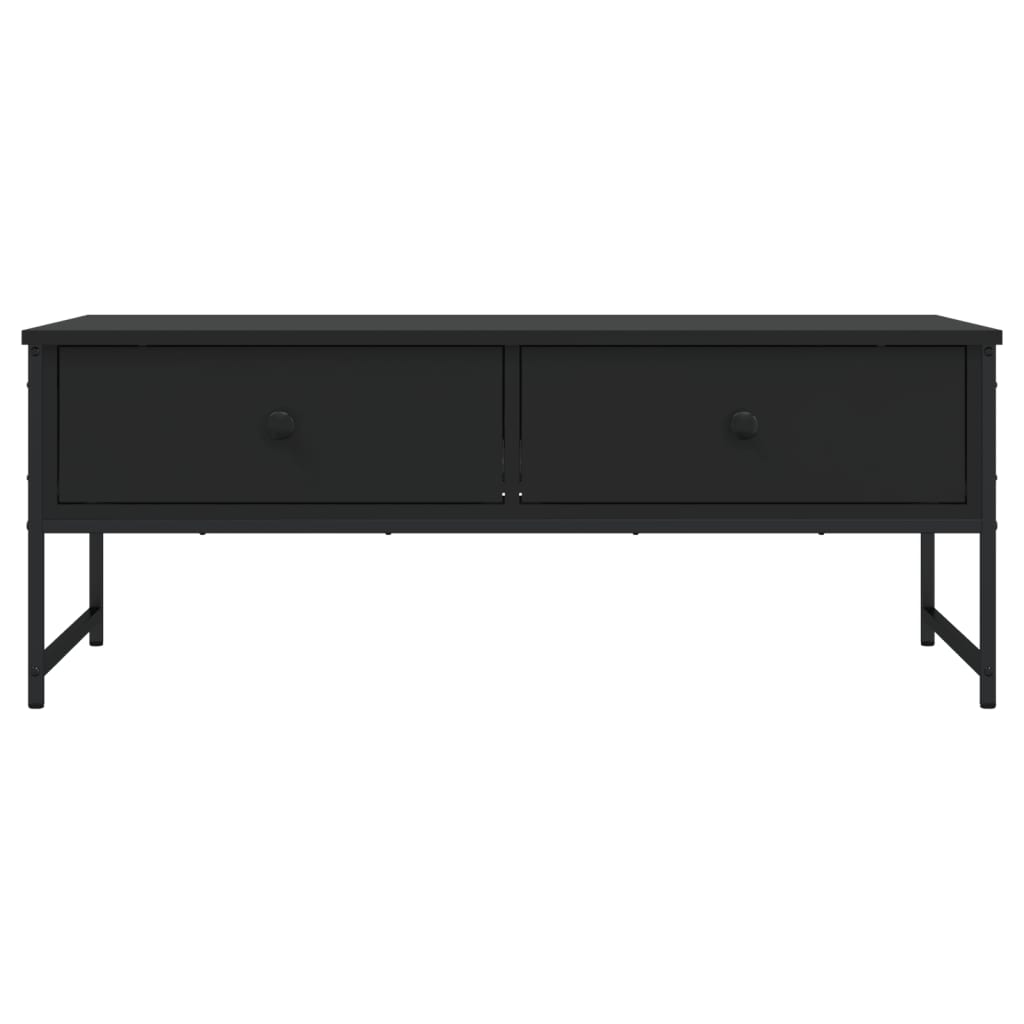 Coffee Table Black 101x49x39,5 cm Engineered Wood