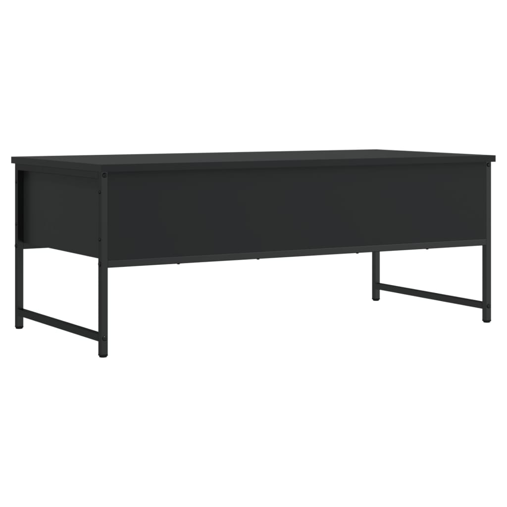 Coffee Table Black 101x49x39,5 cm Engineered Wood