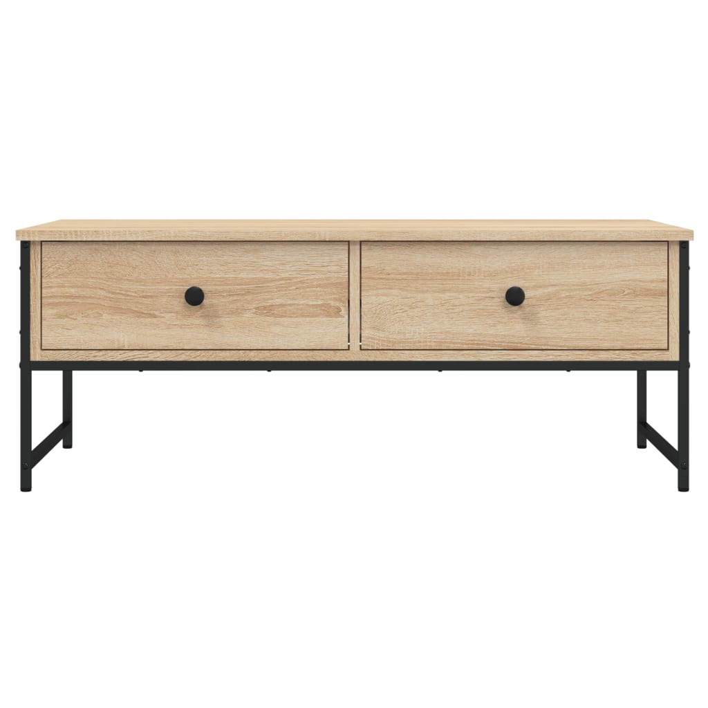 Coffee Table Sonoma Oak 101x49x39,5 cm Engineered Wood