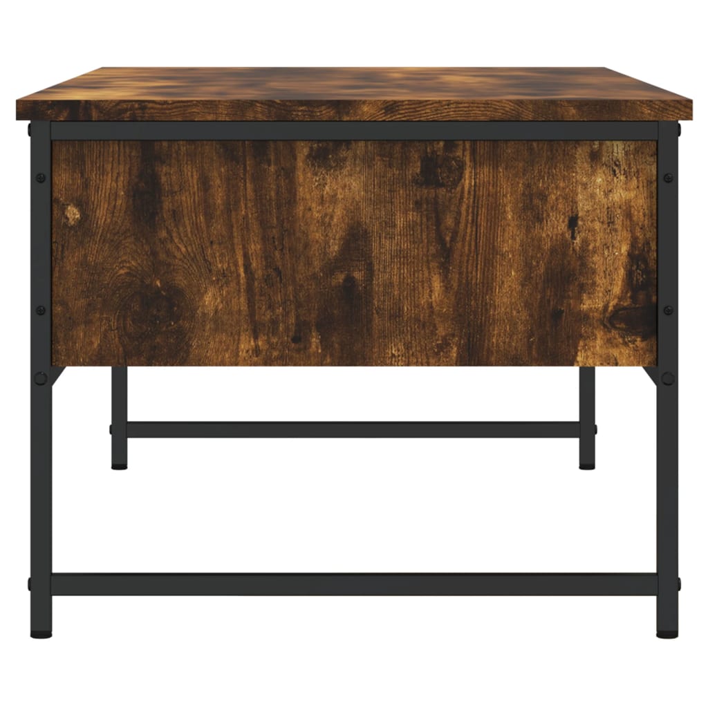 Coffee Table Smoked Oak 101x49x39,5 cm Engineered Wood
