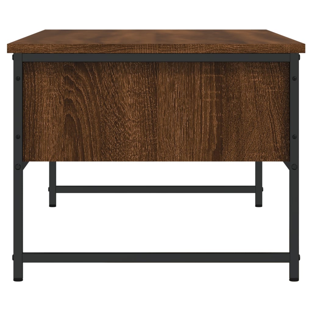 Coffee Table Brown Oak 101x49x39,5 cm Engineered Wood