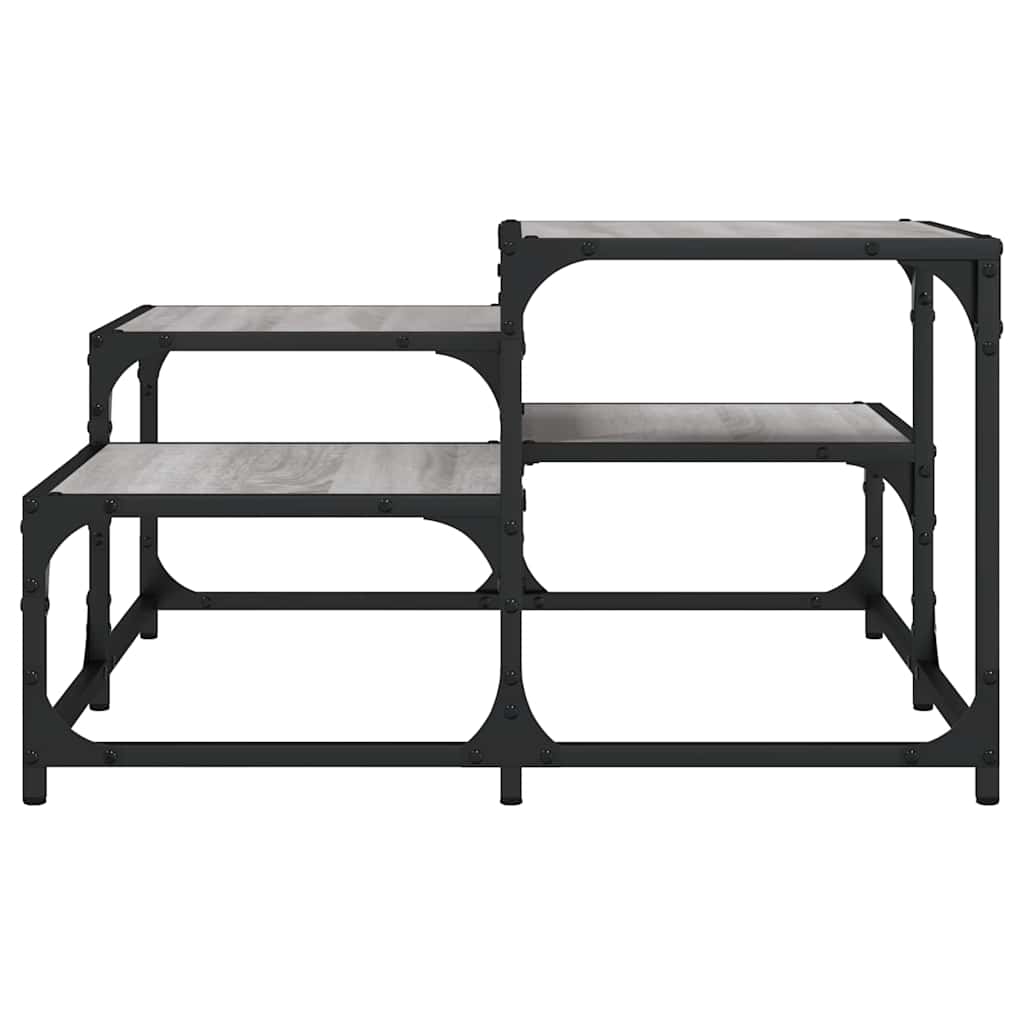 Coffee Table Grey Sonoma 68x68x40 cm Engineered Wood