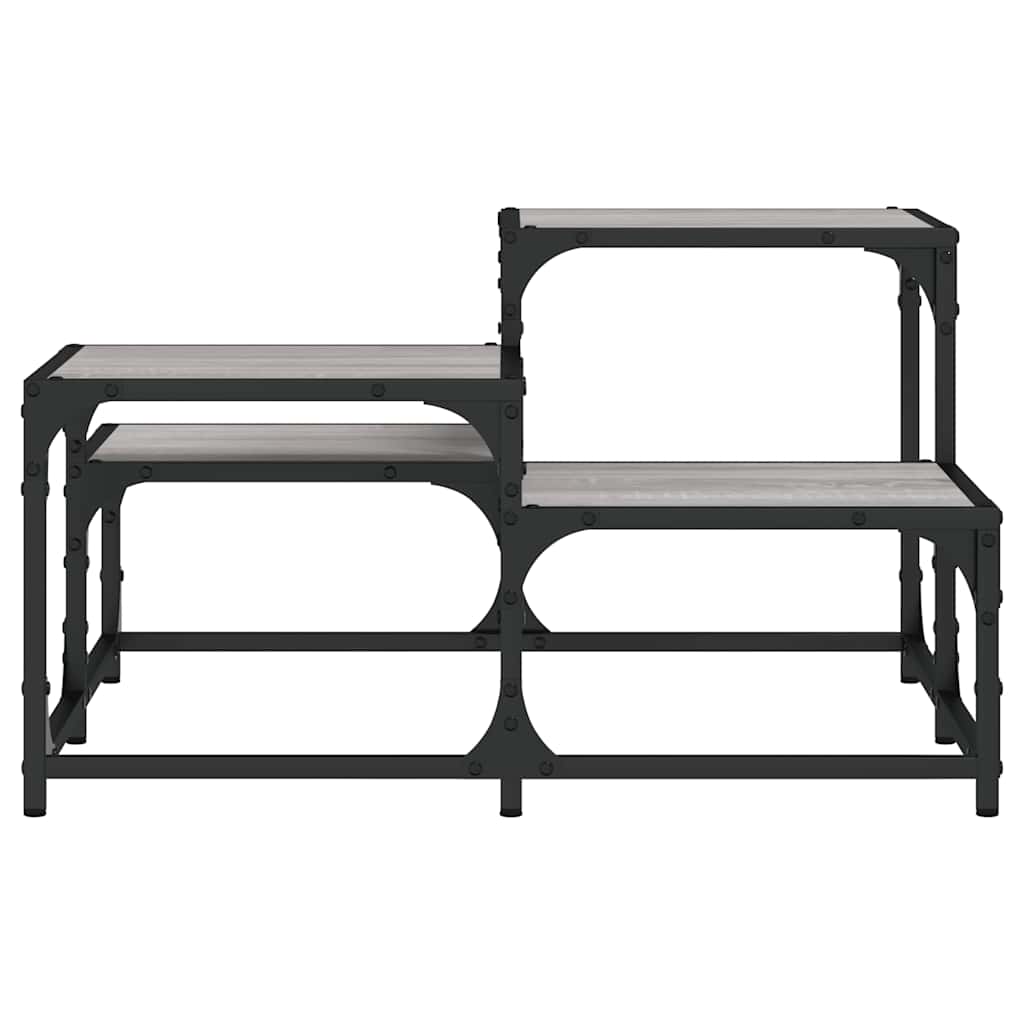 Coffee Table Grey Sonoma 68x68x40 cm Engineered Wood