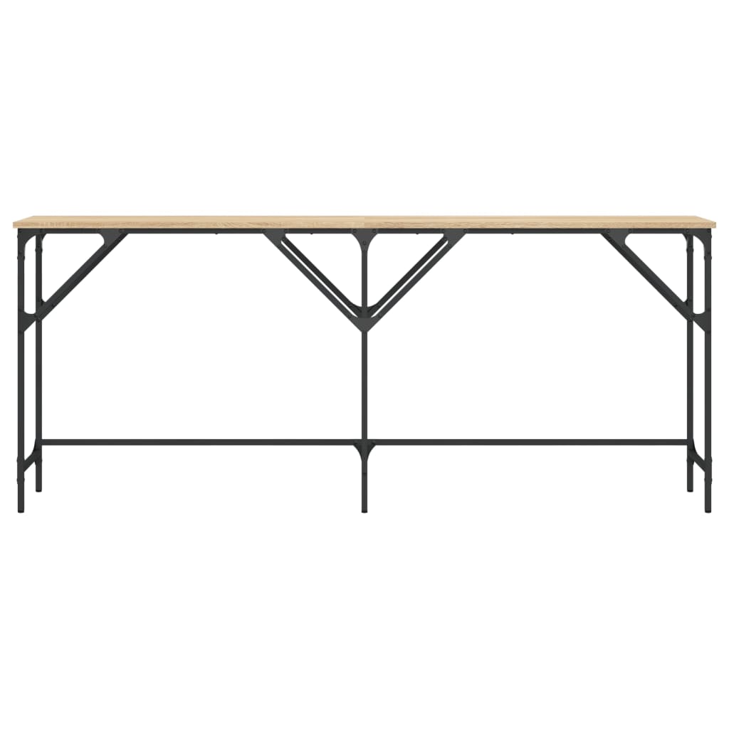 Console Table Sonoma Oak 180x29x75 cm Engineered Wood