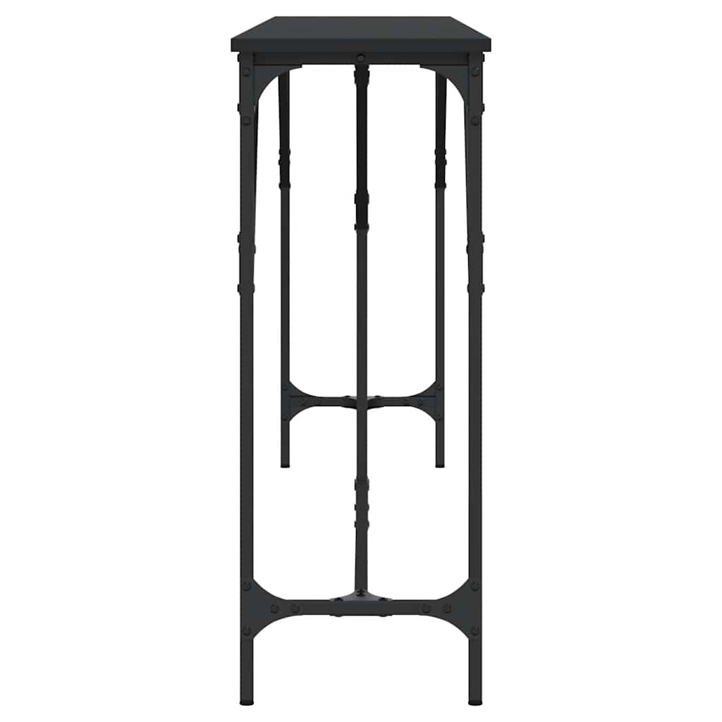 Console Table | Black | Engineered wood | 200x29x75 cm